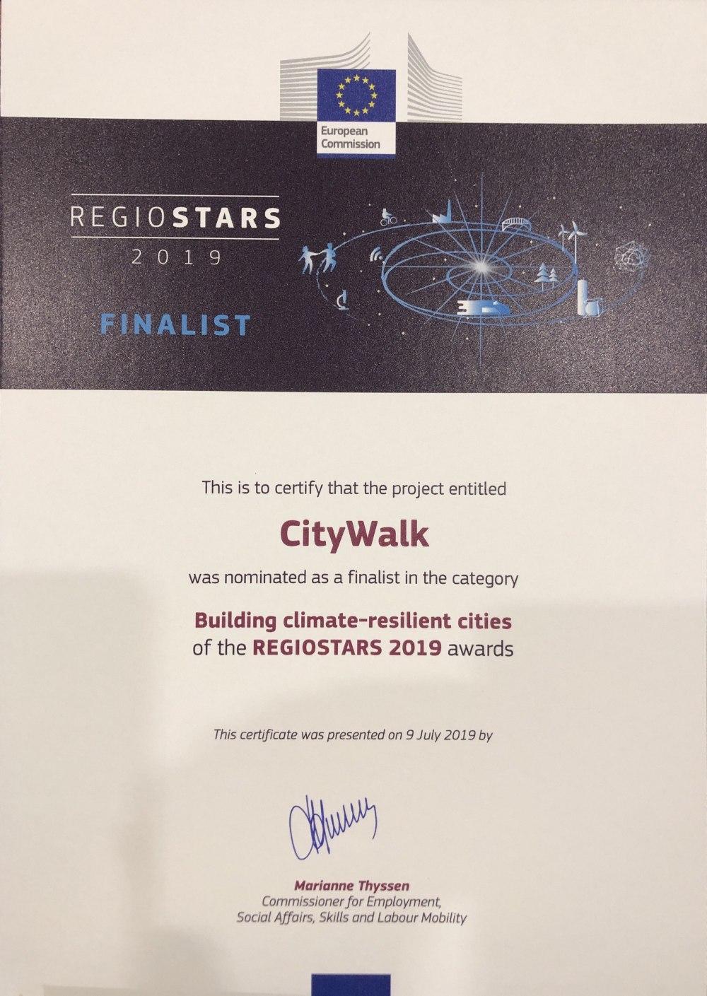 CityWalk Regio Stars Wawrds 2019
