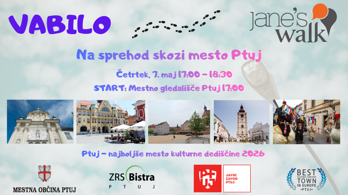JANE’S WALK (URBANI SPREHOD PO MESTU) 2026