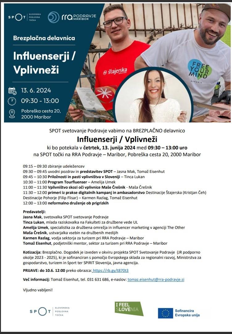 Delavnica Influenserji 13.6.2024