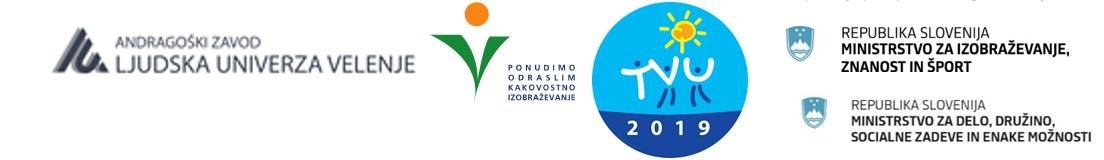 teden vseživljenjskega učenja logotipi